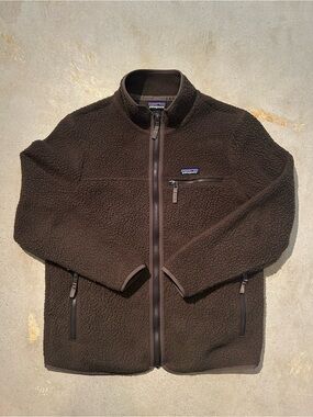 Patagonia Women's Dark Brown Teddy Fleece Jacket